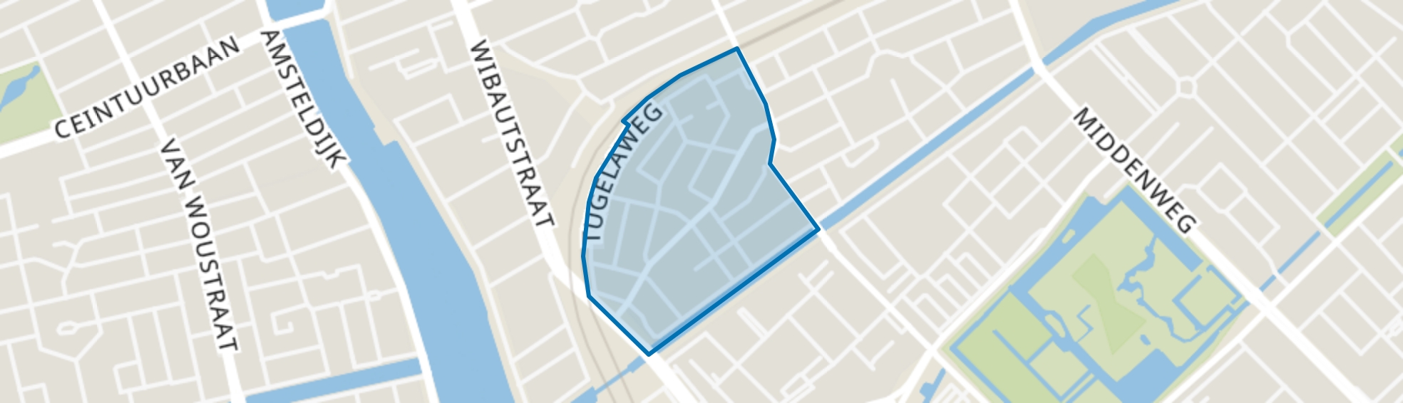 Transvaalbuurt-West, Amsterdam map