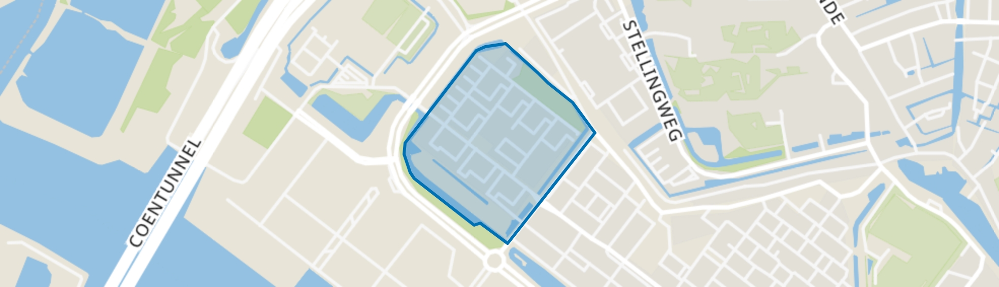 Tuindorp Oostzaan-West, Amsterdam map