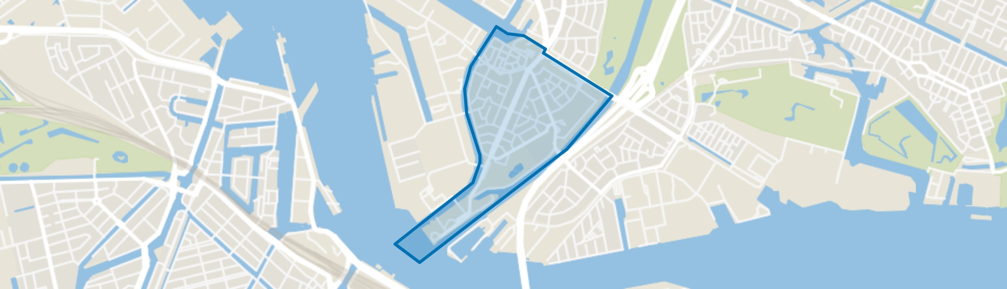 Van der Pekbuurt, Amsterdam map