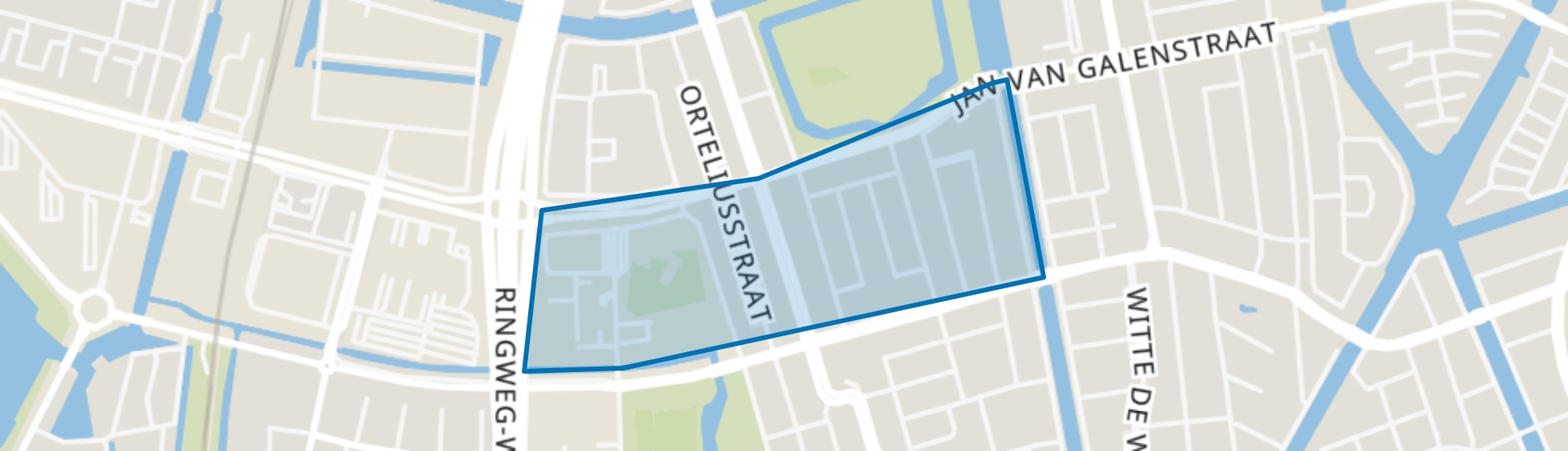 Van Galenbuurt, Amsterdam map