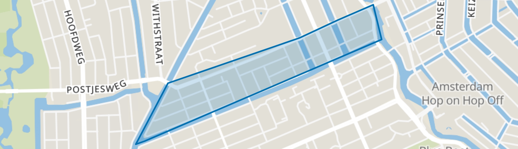 Van Lennepbuurt, Amsterdam map