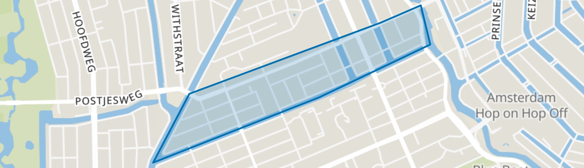 Van Lennepbuurt, Amsterdam map