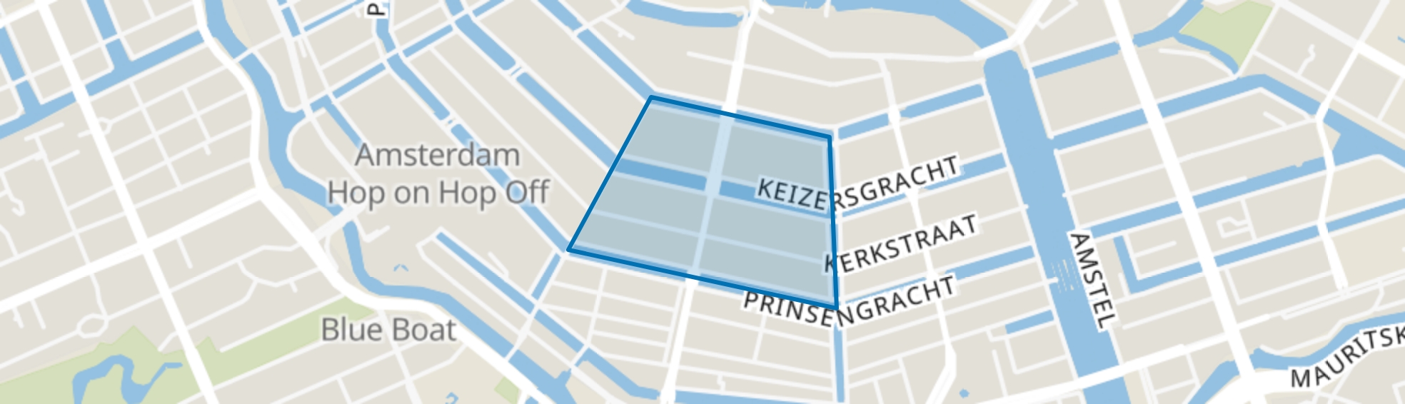 Vijzelstraatbuurt, Amsterdam map