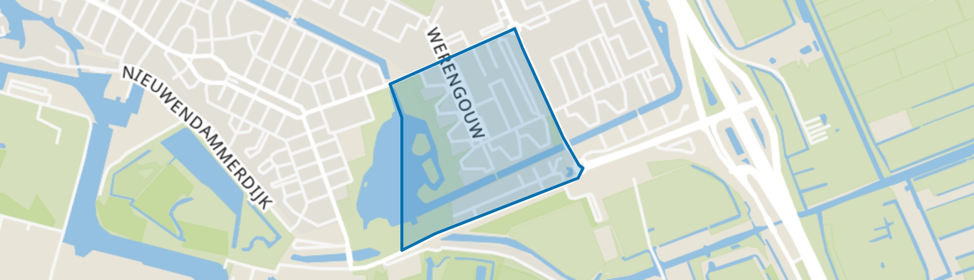 Werengouw-Zuid, Amsterdam map