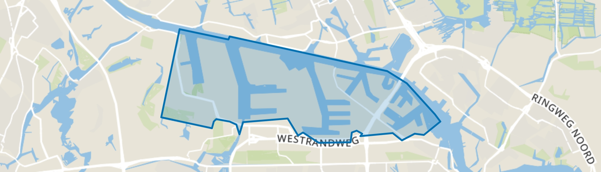 Westelijk Havengebied, Amsterdam map