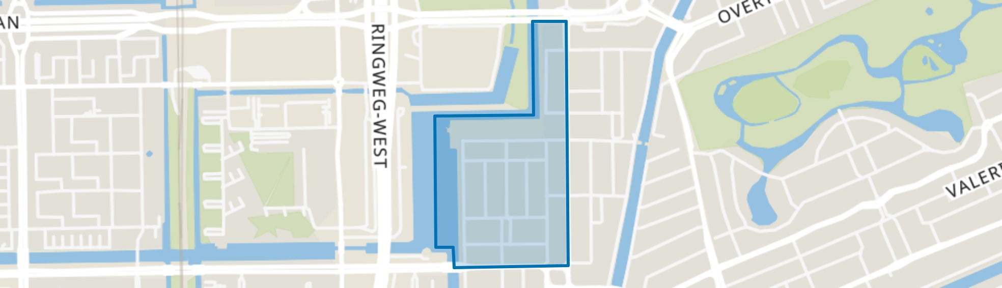 Westlandgrachtbuurt, Amsterdam map