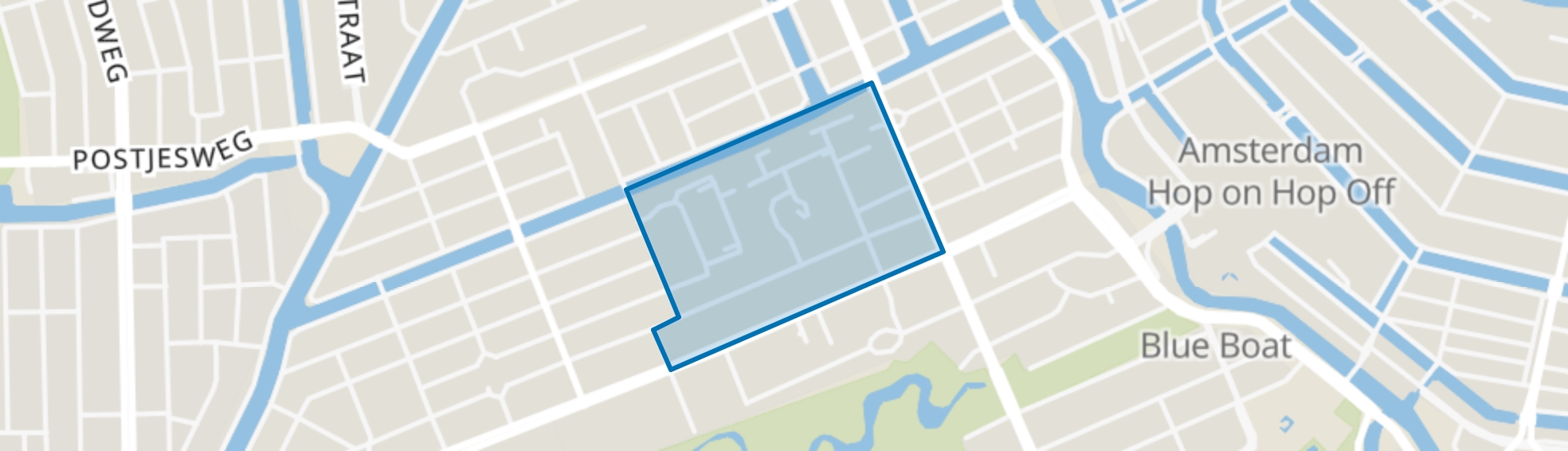 WG-terrein, Amsterdam map