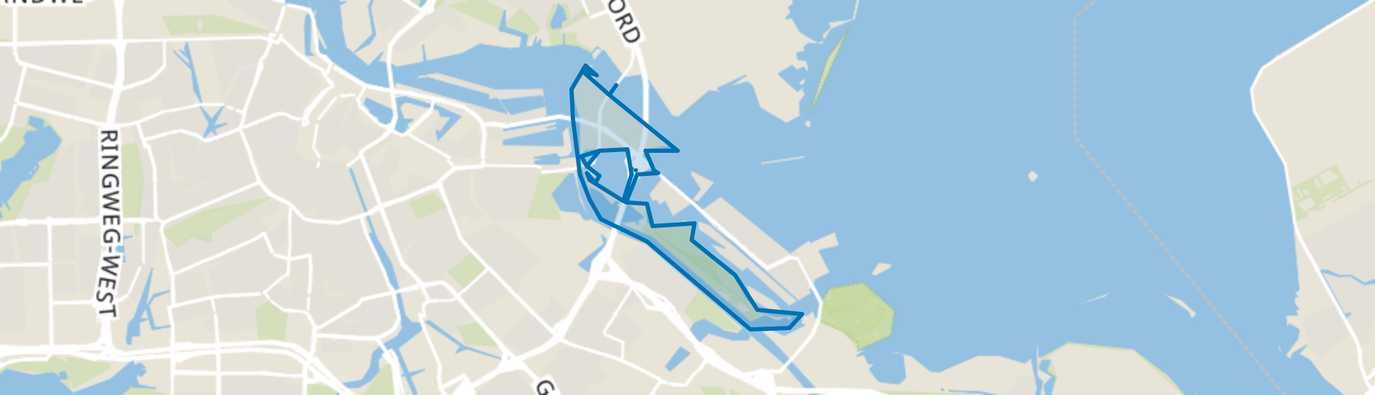 Zeeburgereiland/Nieuwe Diep, Amsterdam map
