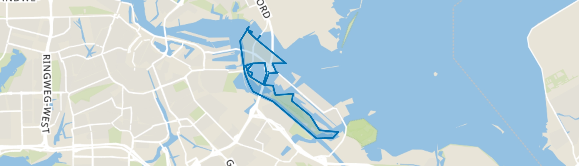 Zeeburgereiland/Nieuwe Diep, Amsterdam map