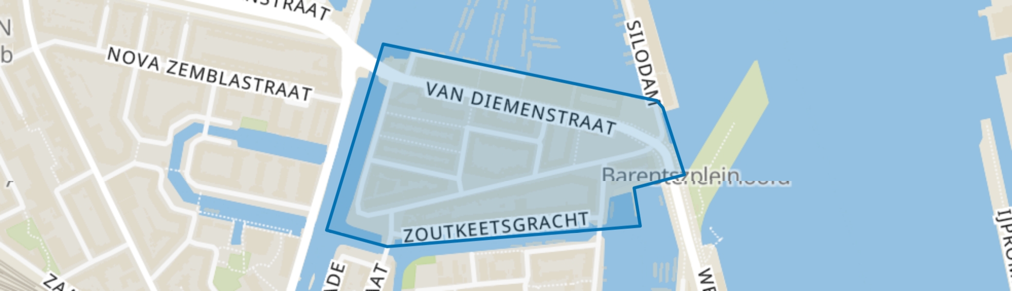 Zeeheldenbuurt, Amsterdam map