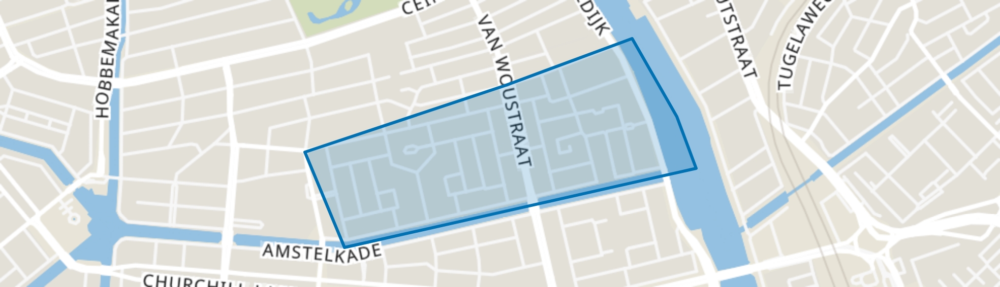 Zuid Pijp, Amsterdam map