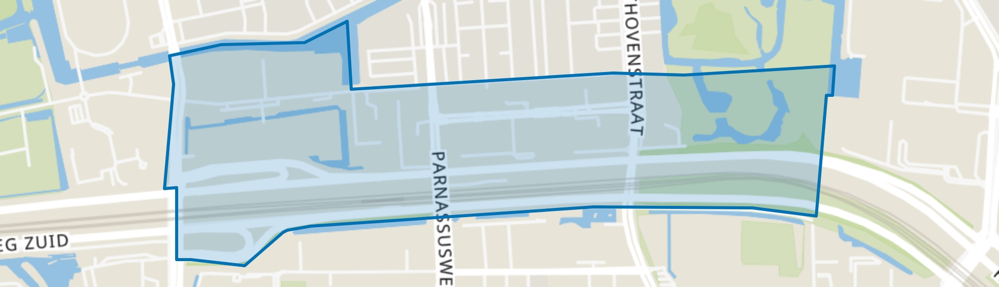 Zuidas-Noord, Amsterdam map