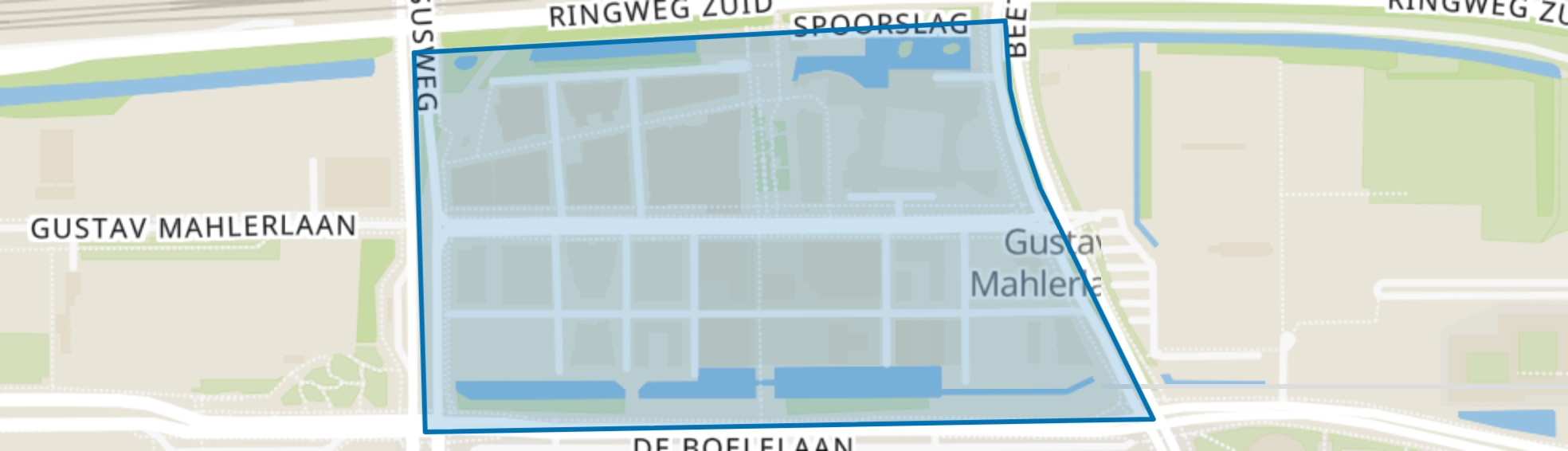 Zuidas-Zuid, Amsterdam map