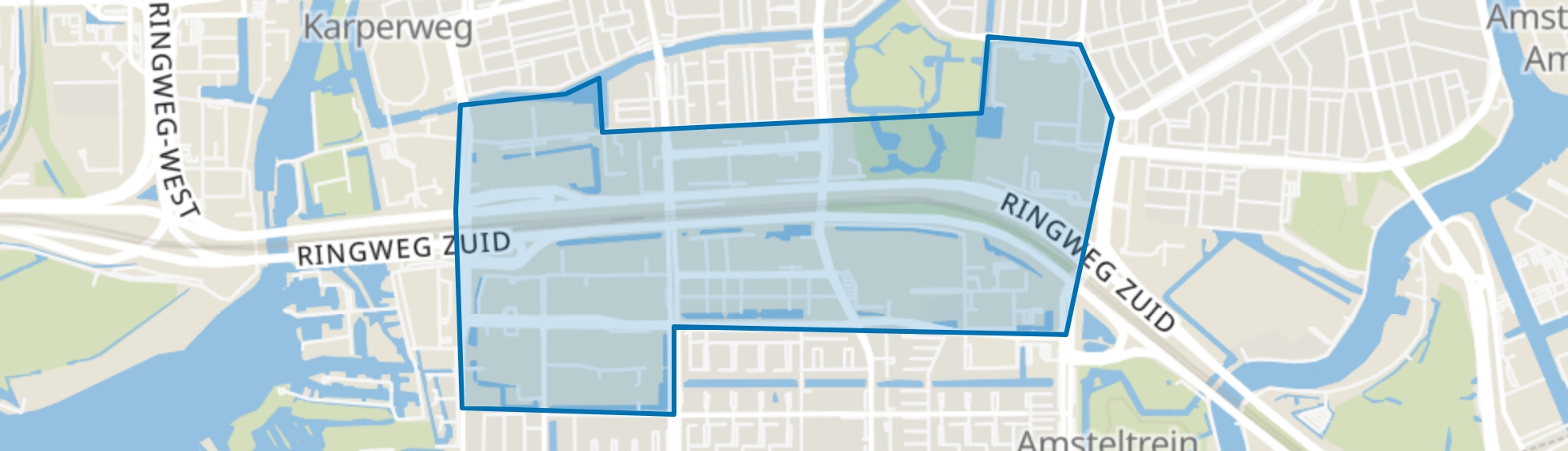 Zuidas, Amsterdam map