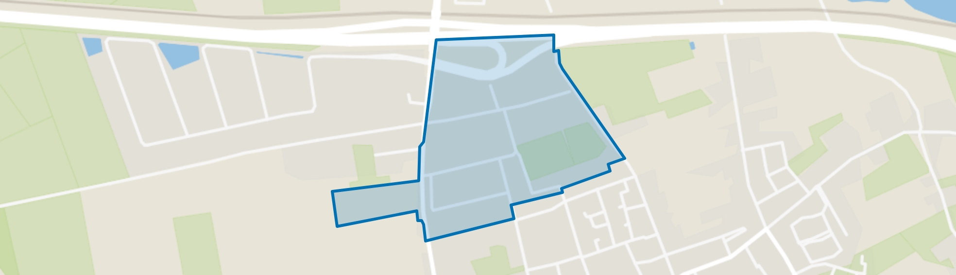 Bedrijventerrein Andelst Oost, Andelst map