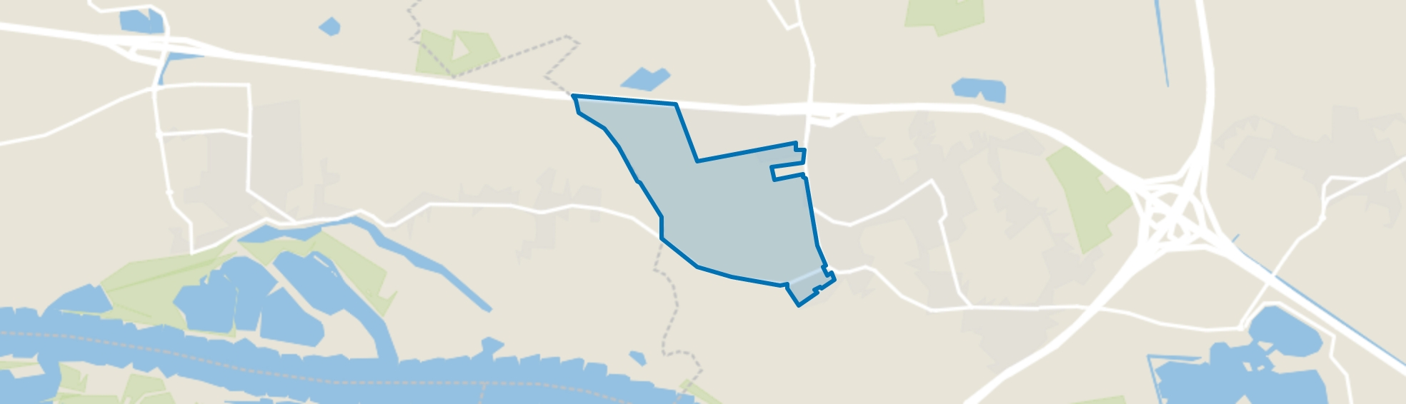 Buitengebied Andelst, Andelst map