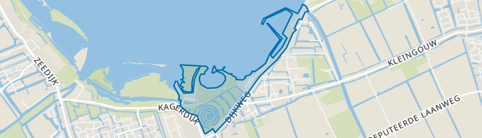 Andijk Vooroever, Andijk map
