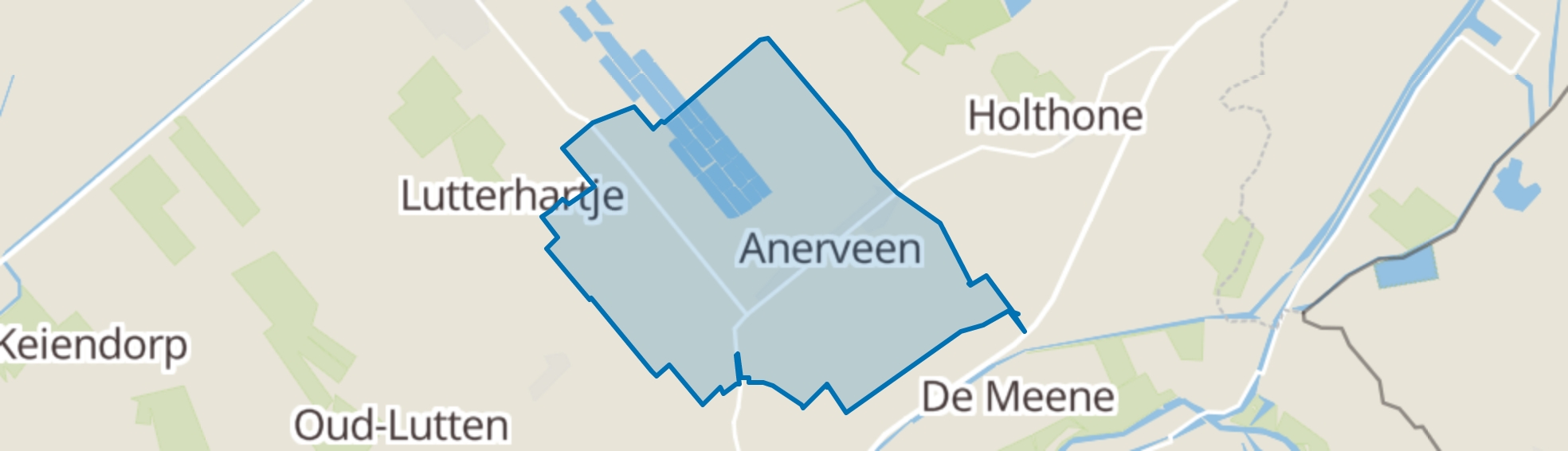 Anerveen map