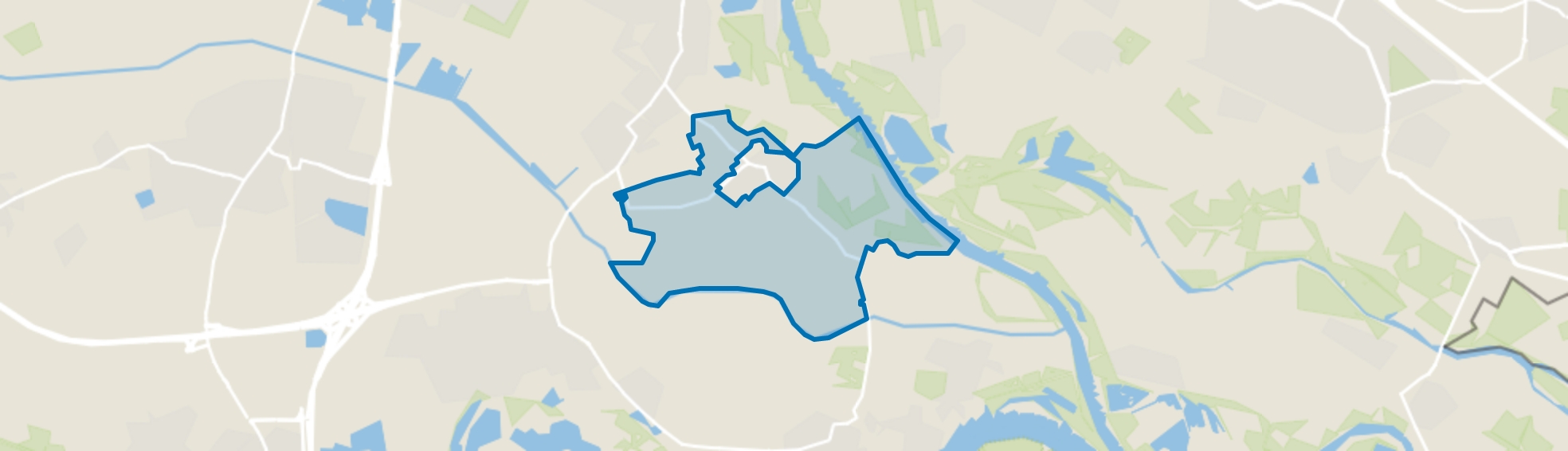 Buitengebied Angeren, Angeren map