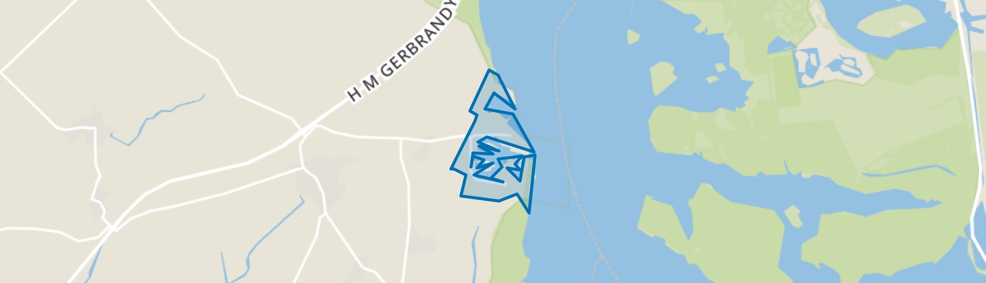 Oostmahorn, Anjum map