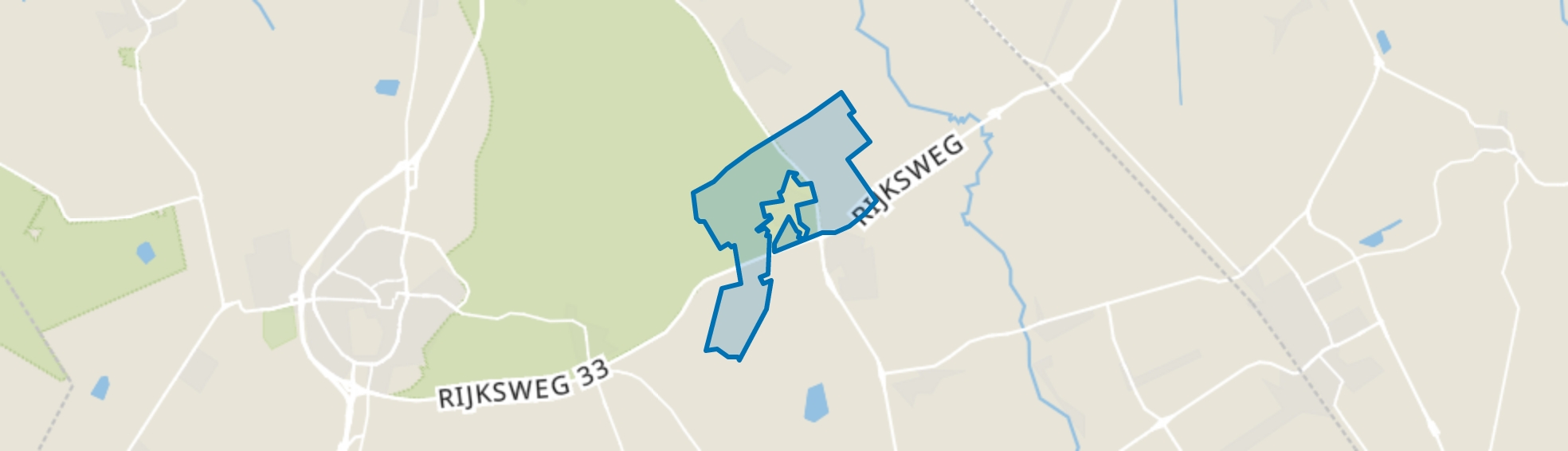 Verspreide huizen Eext, Anloo map