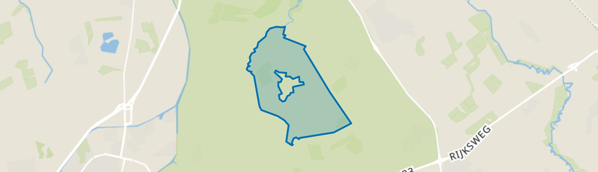 Verspreide huizen Gasteren, Anloo map