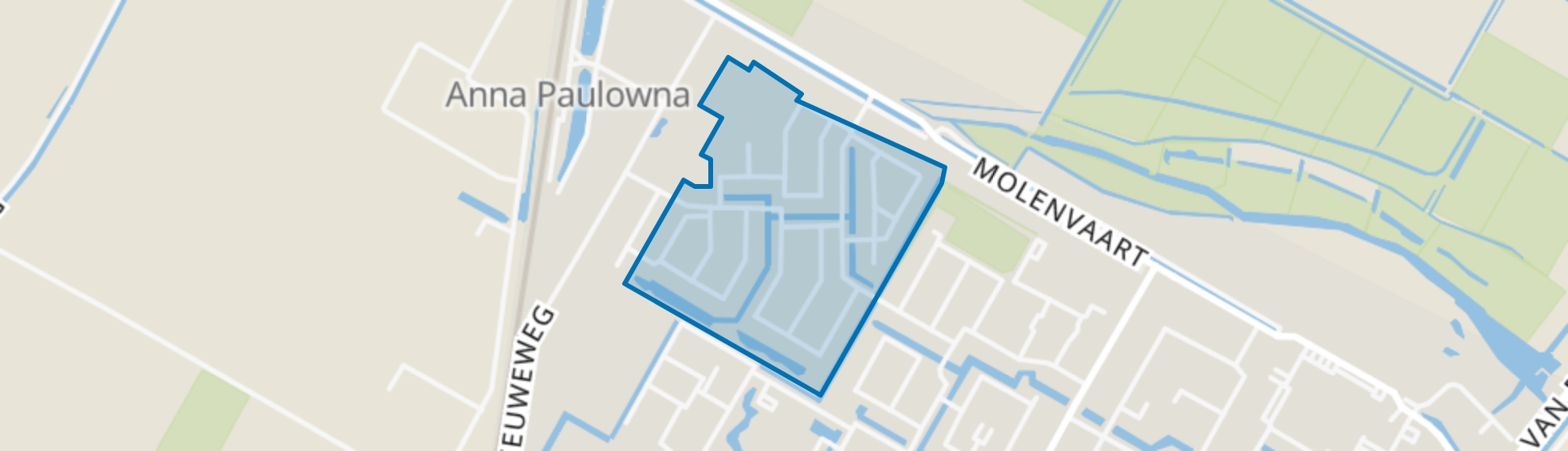 Elshof Noord, Anna Paulowna map