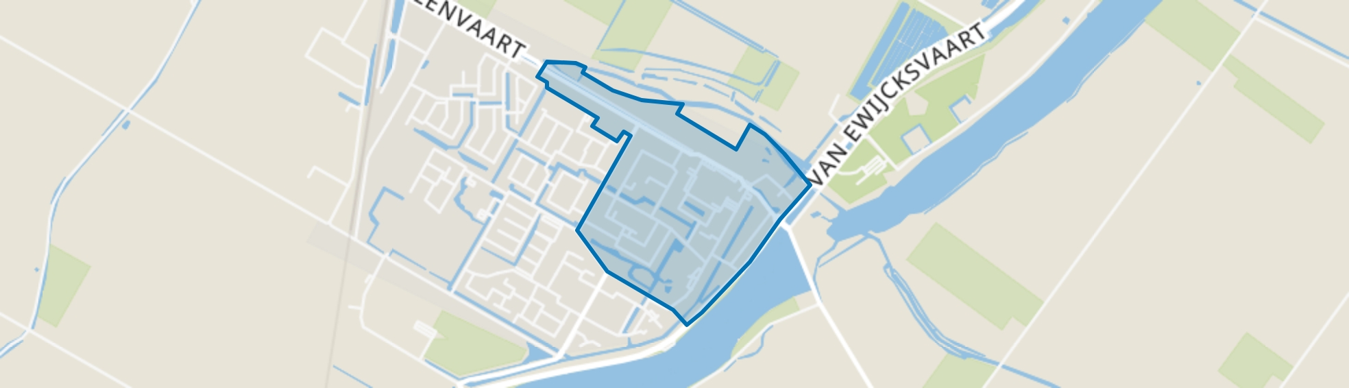 Kleine Sluis, Anna Paulowna map