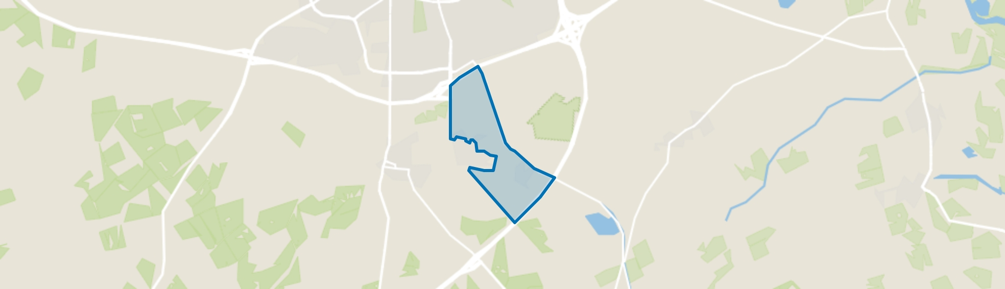 Agrarischgebied Lieren-Oosterhuizen, Apeldoorn map