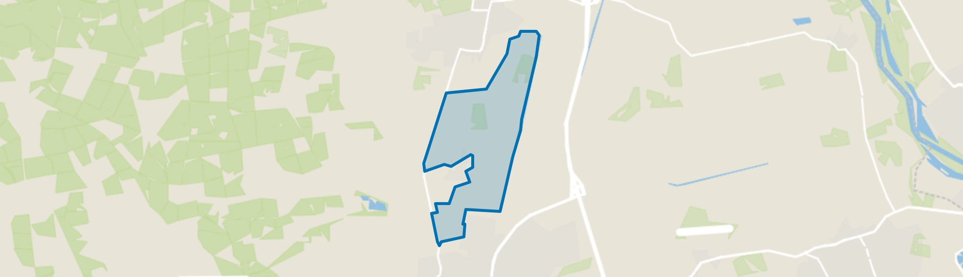 Agrarischgebied Wenum, Apeldoorn map