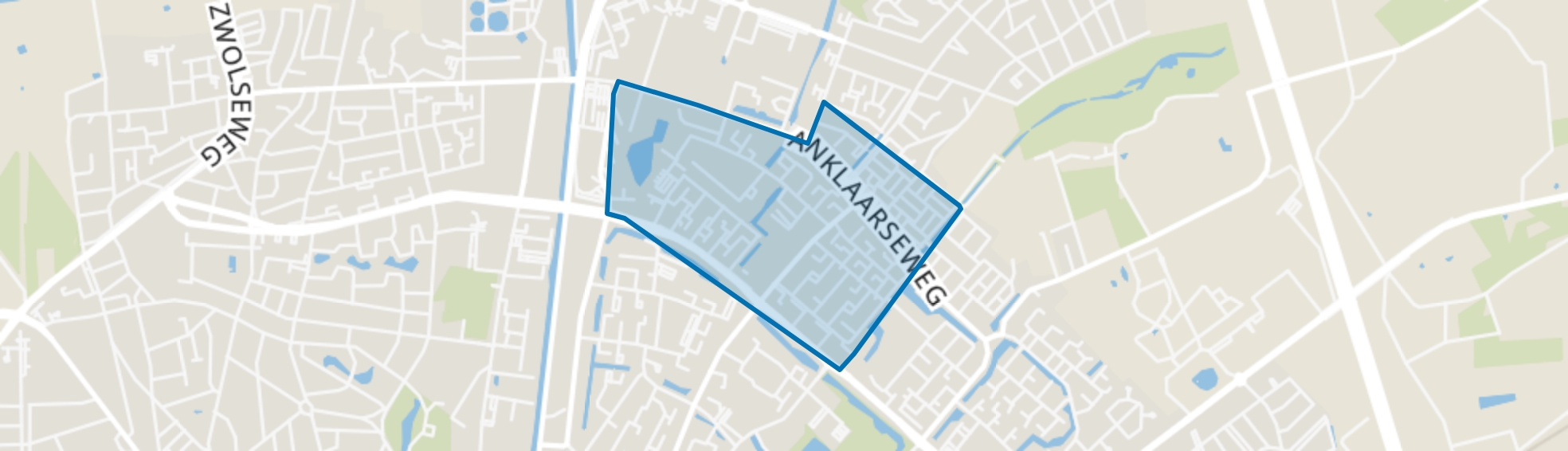Anklaar, Apeldoorn map