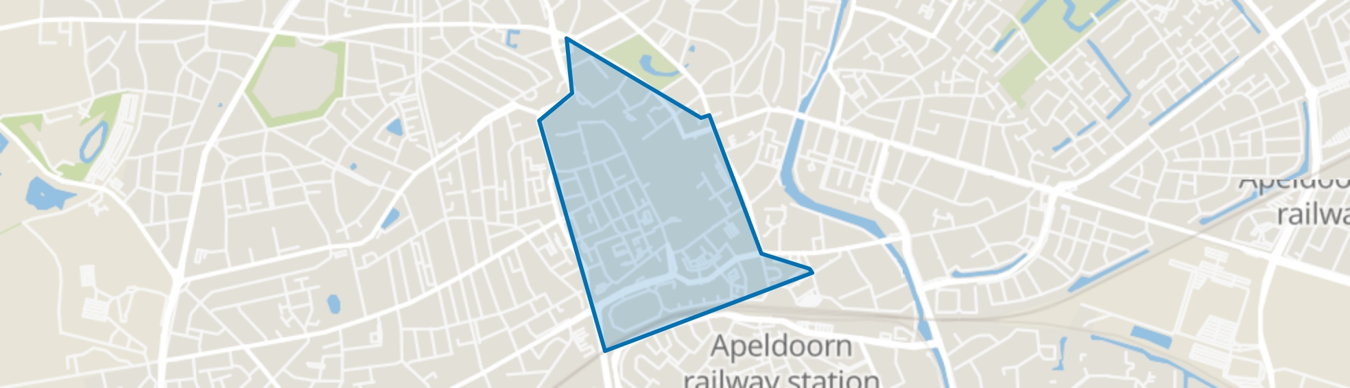 Binnenstad, Apeldoorn map
