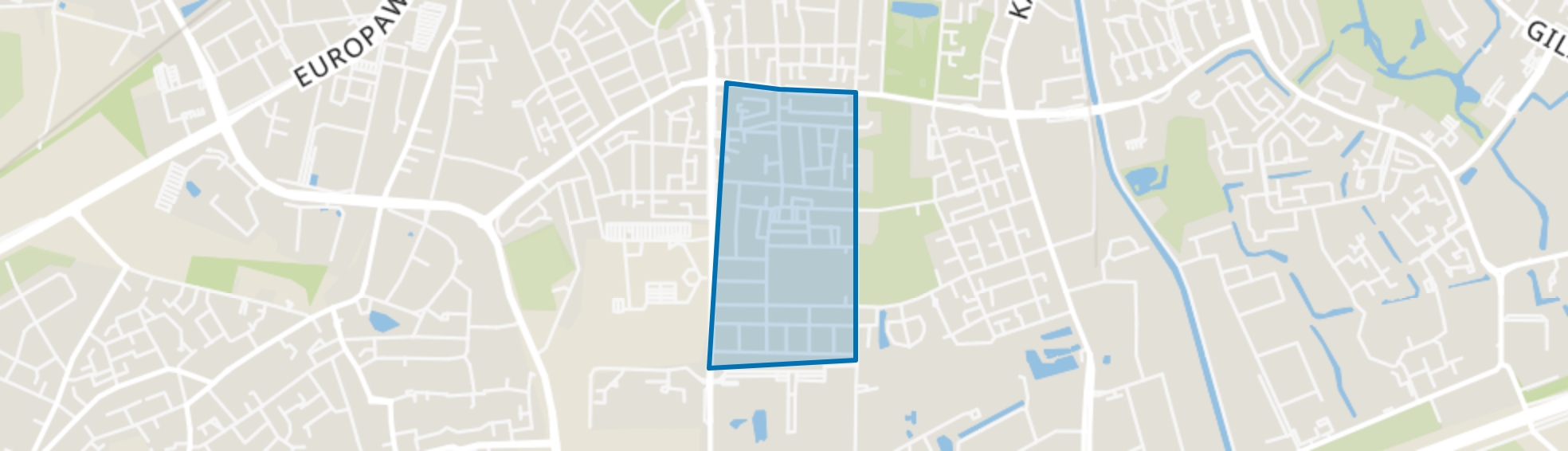 Componistenkwartier, Apeldoorn map