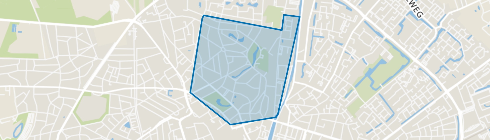 De Parken, Apeldoorn map
