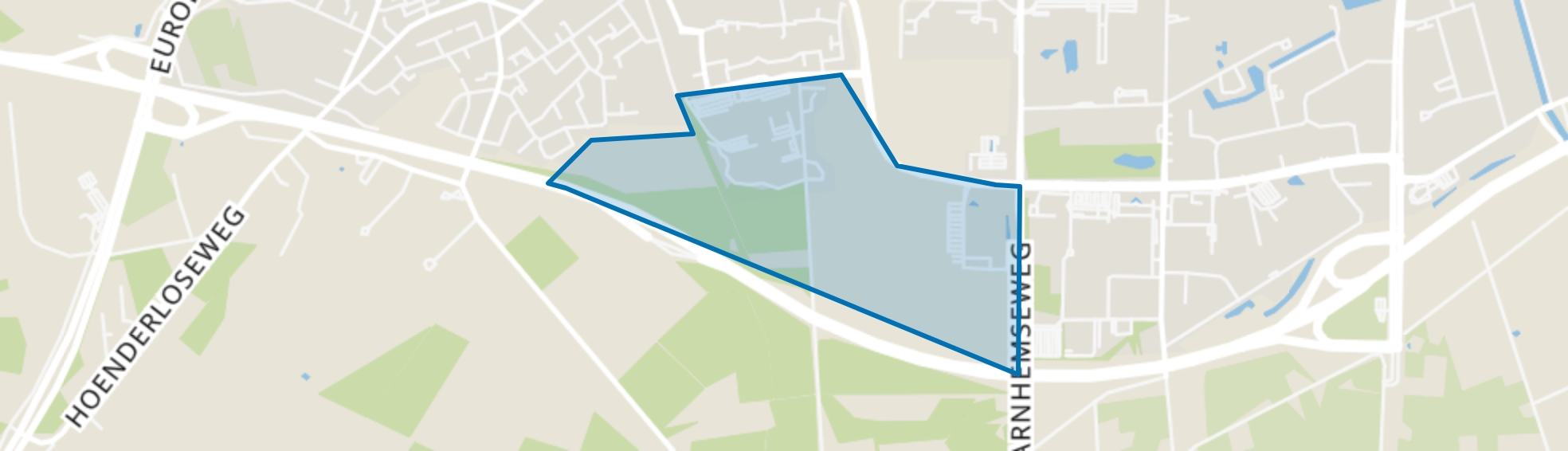 Dennenheuvel, Apeldoorn map