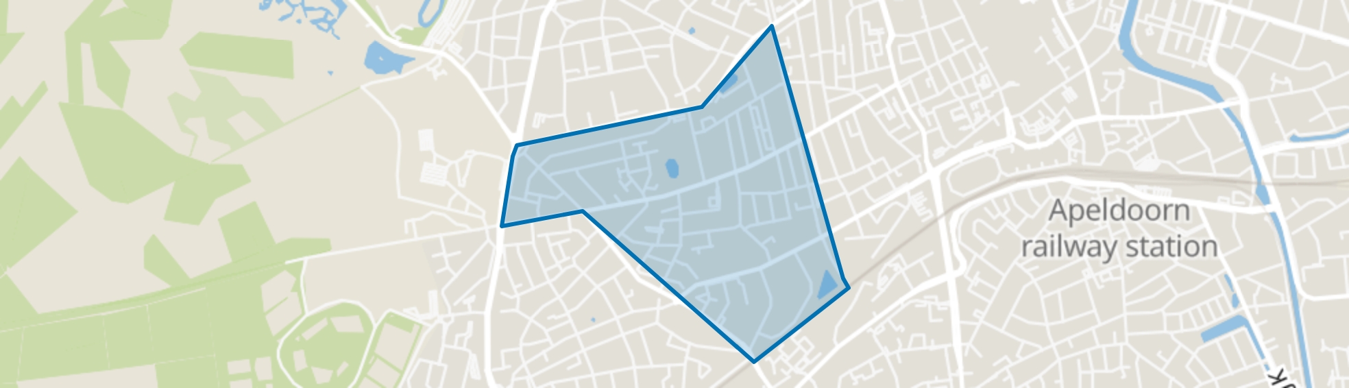 Driehuizen, Apeldoorn map