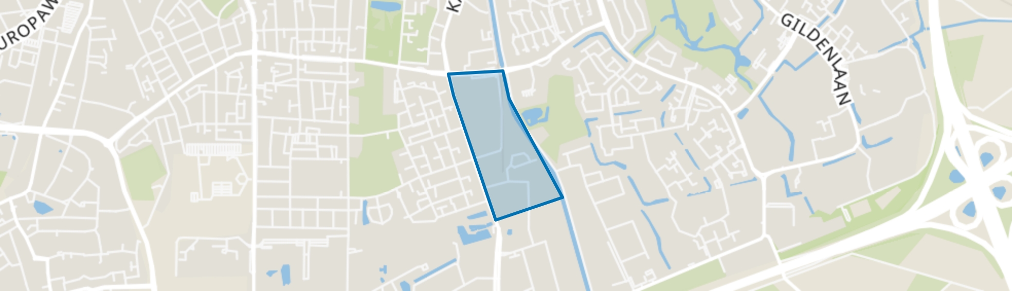 Kayersmolen-Midden, Apeldoorn map