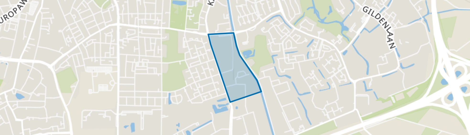 Kayersmolen-Midden, Apeldoorn map