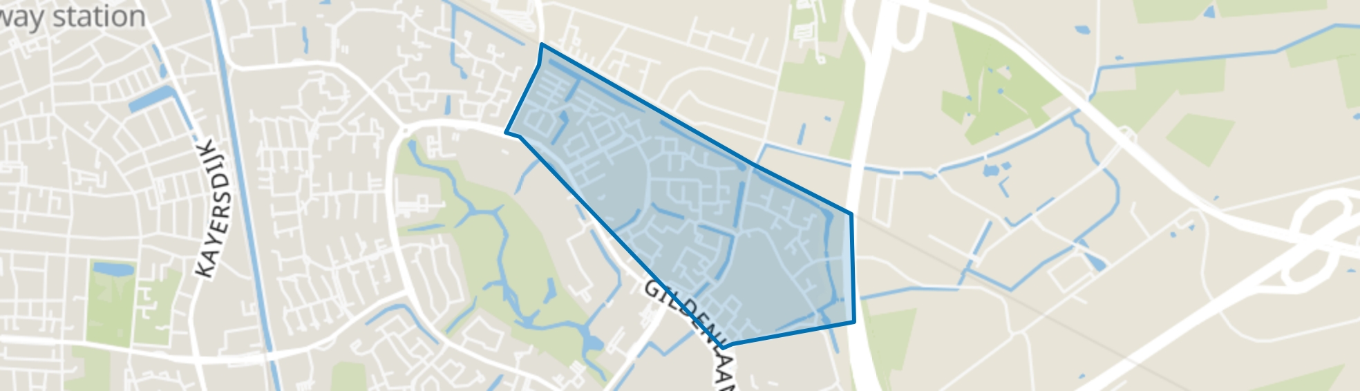 Matendonk, Apeldoorn map