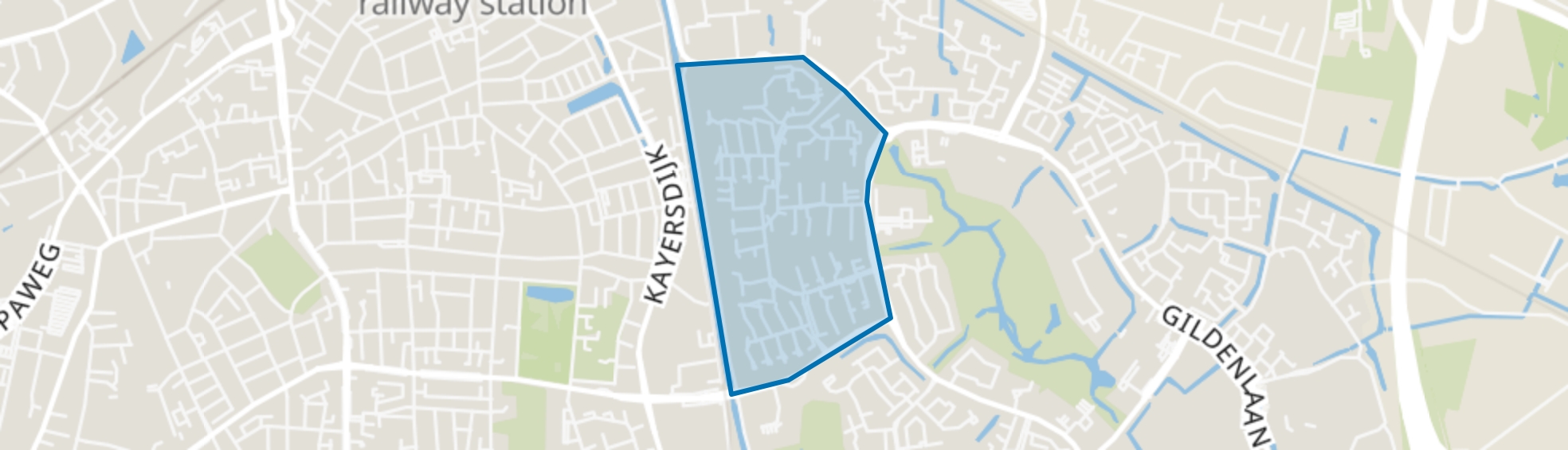 Matendreef, Apeldoorn map