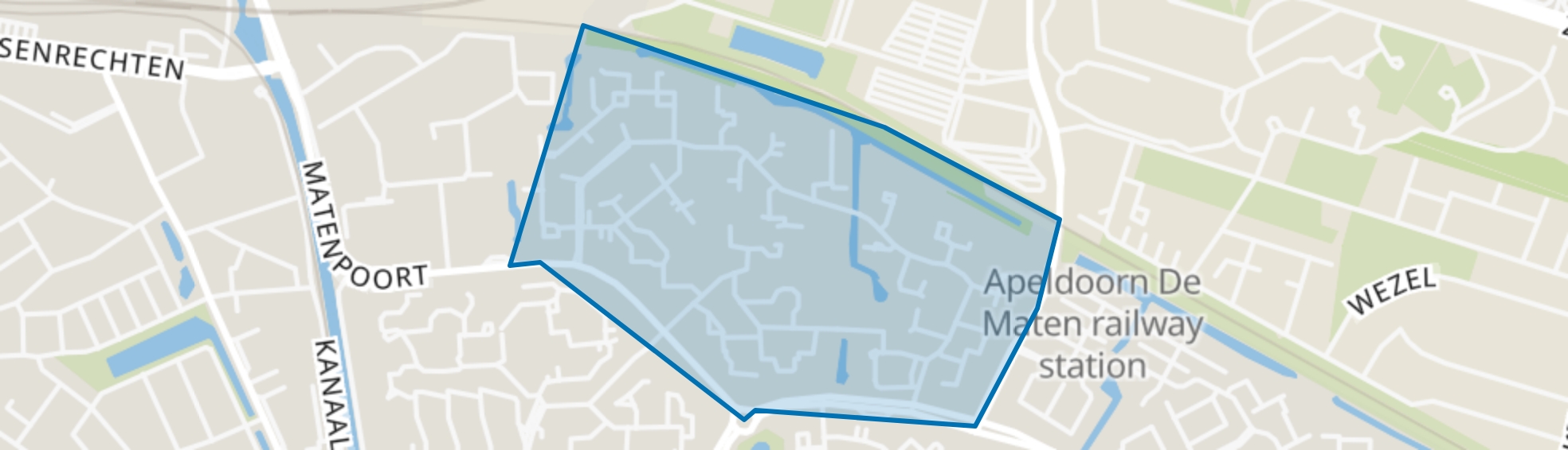 Matenhorst, Apeldoorn map