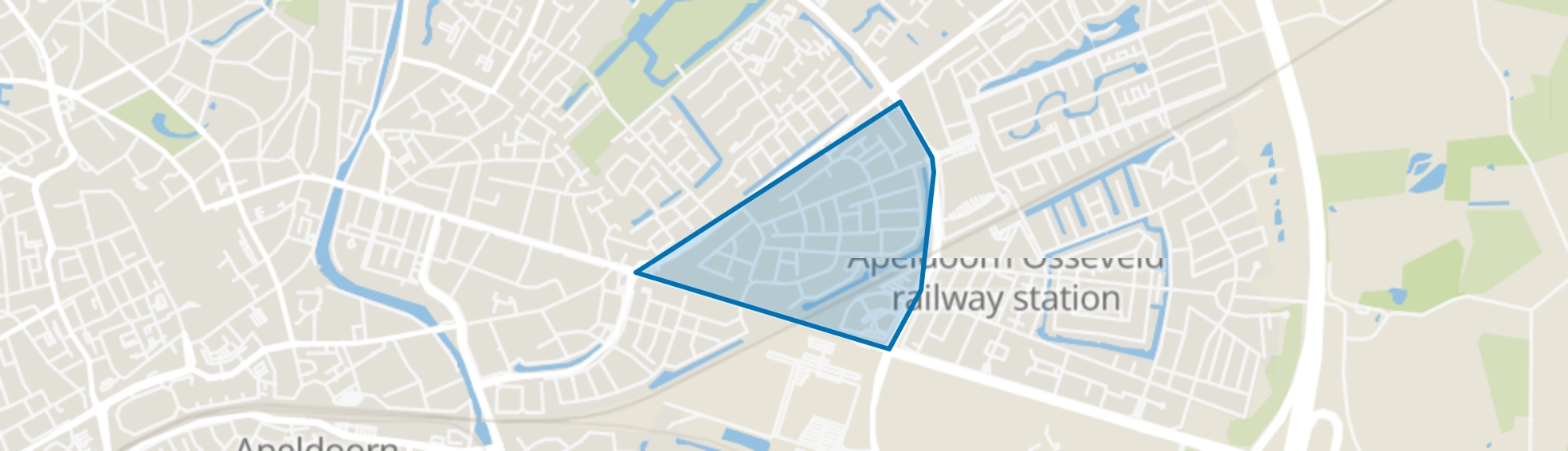 Osseveld-West, Apeldoorn map