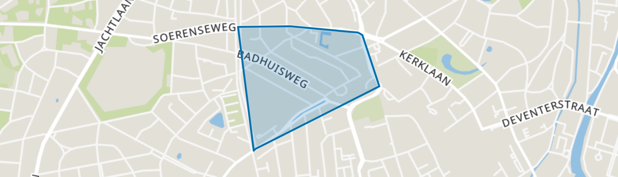 Sprengenweg-Noord, Apeldoorn map