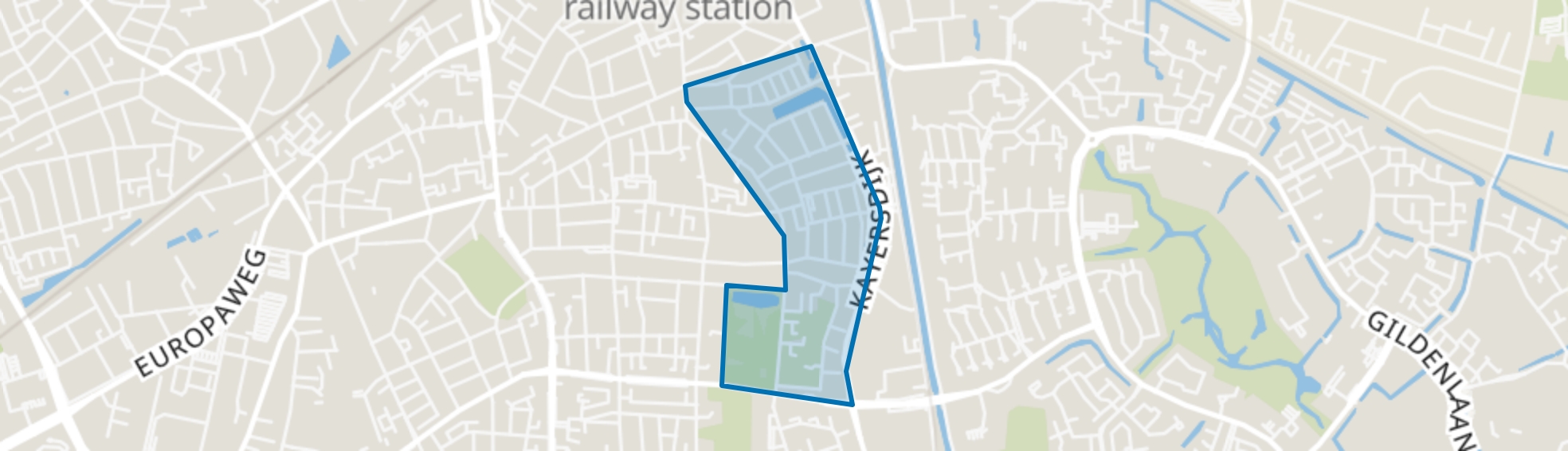Staatsliedenkwartier, Apeldoorn map