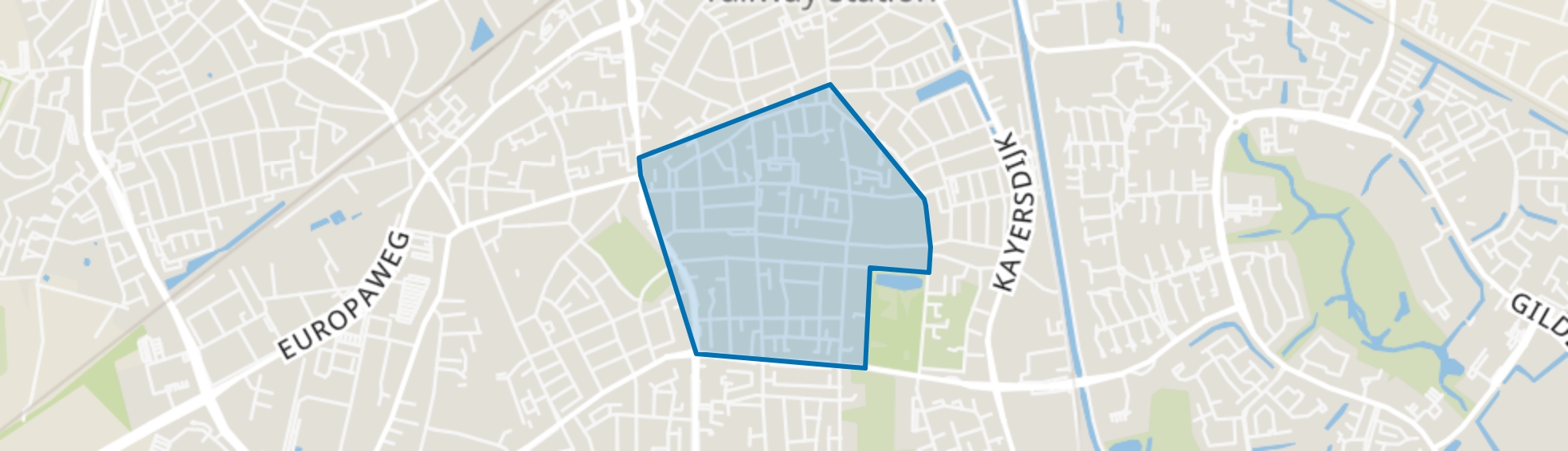 Vogelkwartier, Apeldoorn map