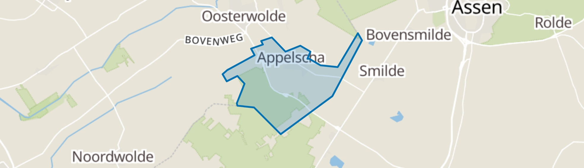 Appelscha map