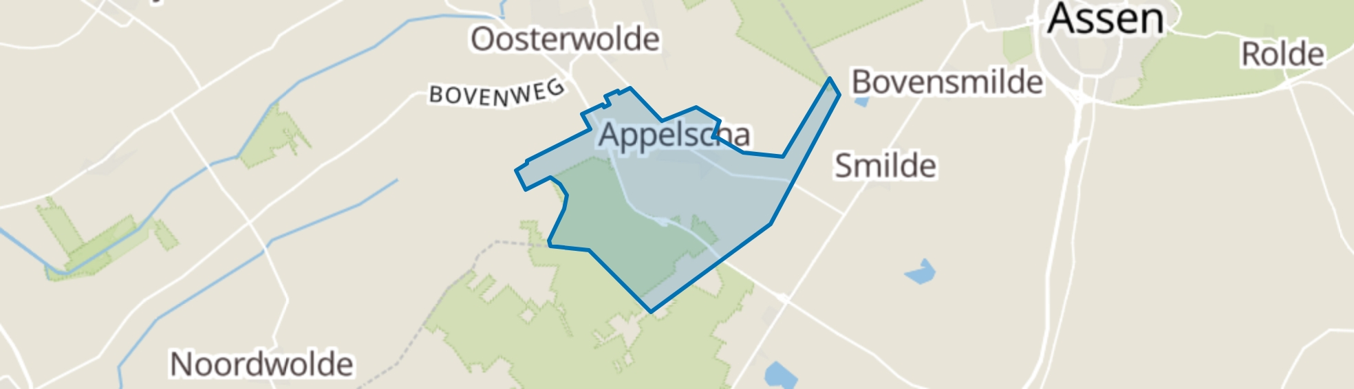 Appelscha map