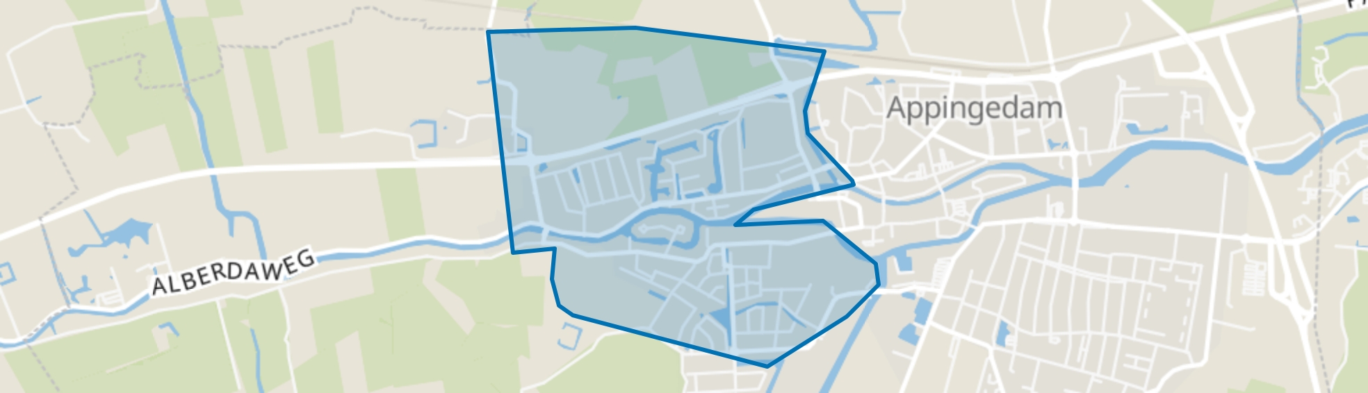 Appingedam-West, Appingedam map