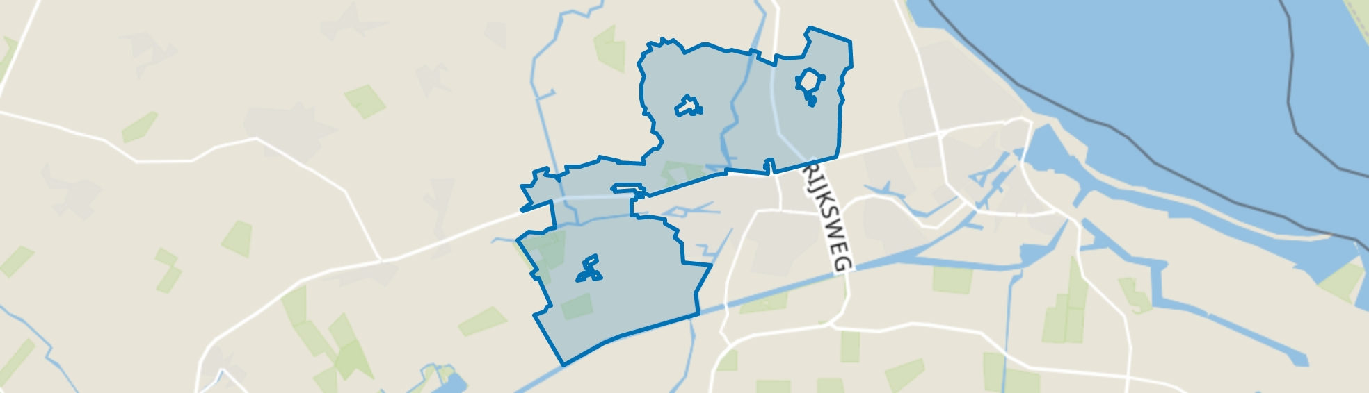 Buitengebied Noord-Appingedam, Appingedam map