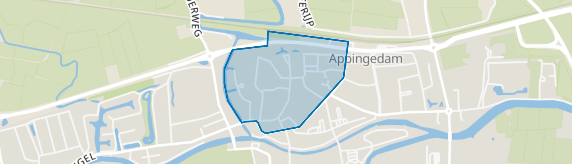 De Wierde, Appingedam map